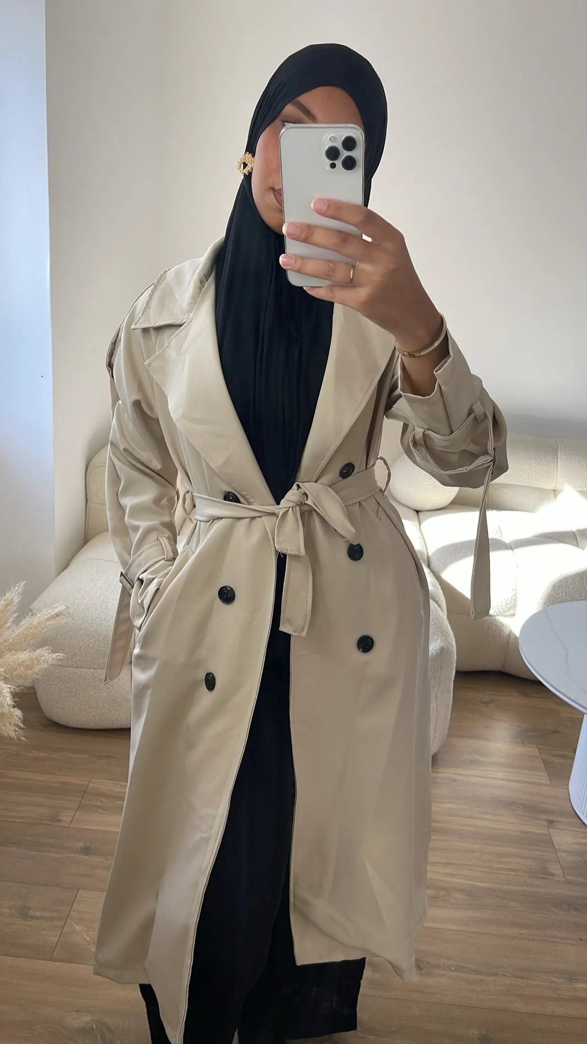 Trench coat beige